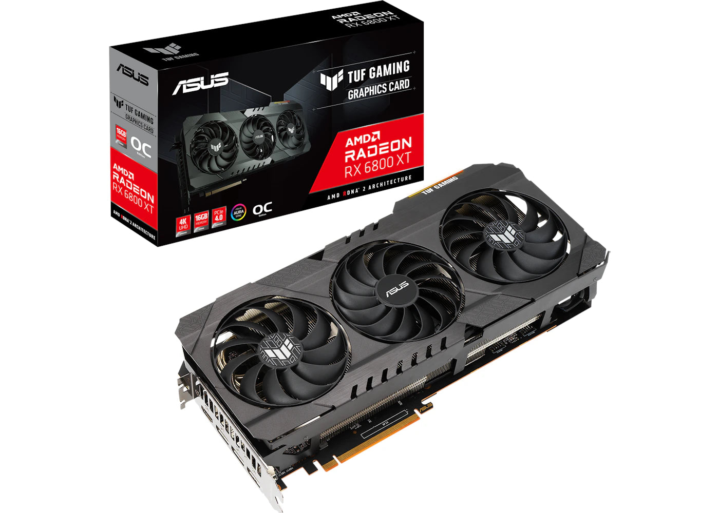 AMD ASUS TUF GAMING Radeon RX 6800 XT 16G OC Graphics Card (TUF-RX6800XT-O16G-GAMING)