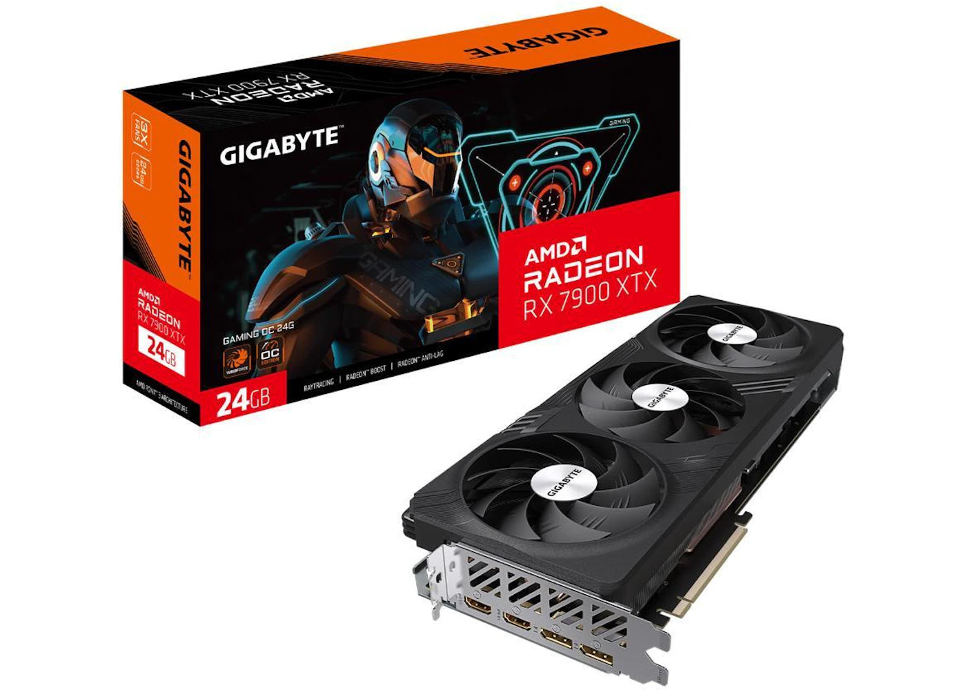 AMD GIGABYTE Gaming Radeon RX 7900 XTX 24GB OC Graphics Card GV-R79XTXGAMING OC-24GD
