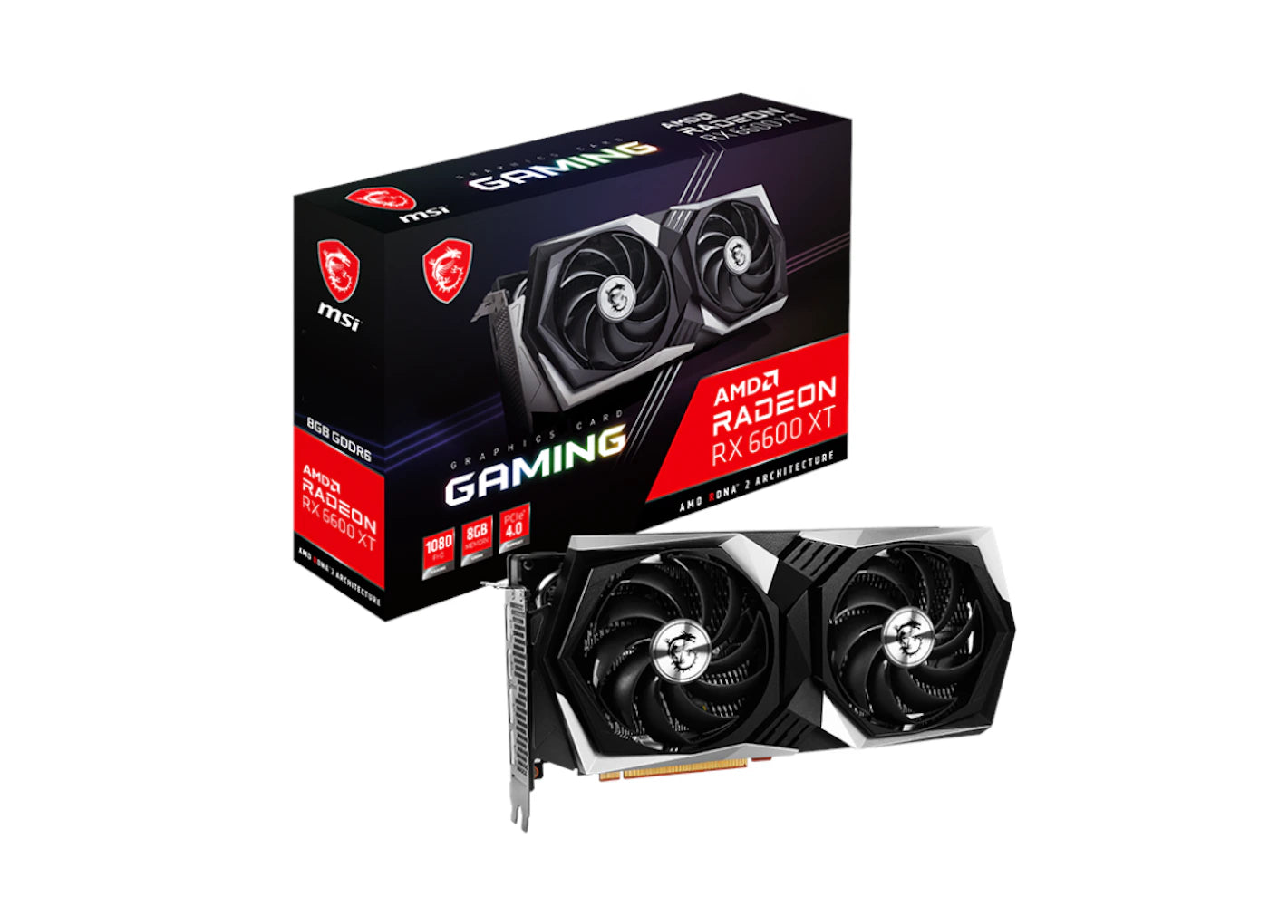 AMD MSI Radeon RX 6600 XT GAMING 8G Graphics Card