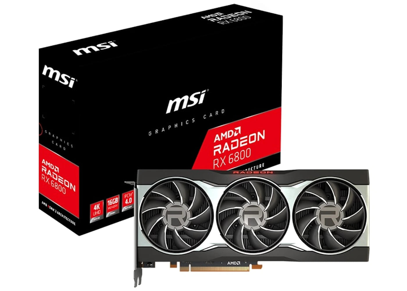 AMD MSI Radeon RX 6800 Graphics Cards (RX 6800 16G)