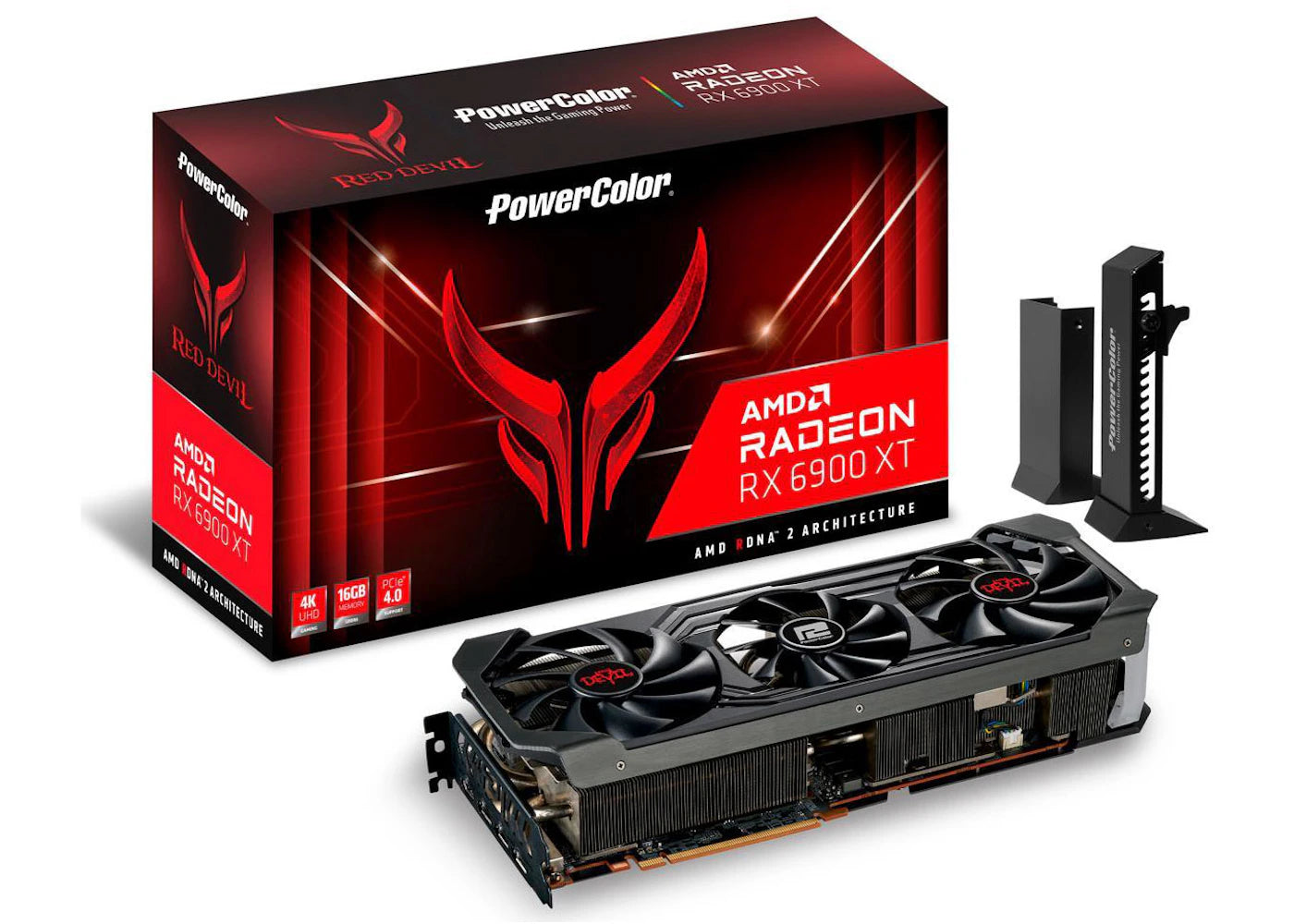 AMD Radeon PowerColor Red Devil RX 6900 XT 16G Graphics Card (AXRX 6900XT 16GBD6-3DHE/OC)