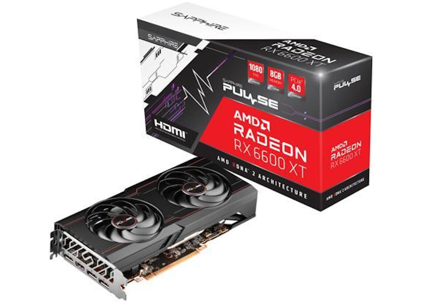 AMD SAPPHIRE Pluse Radeon RX 6600 XT 8G OC Graphics Card (11309-03-20G)