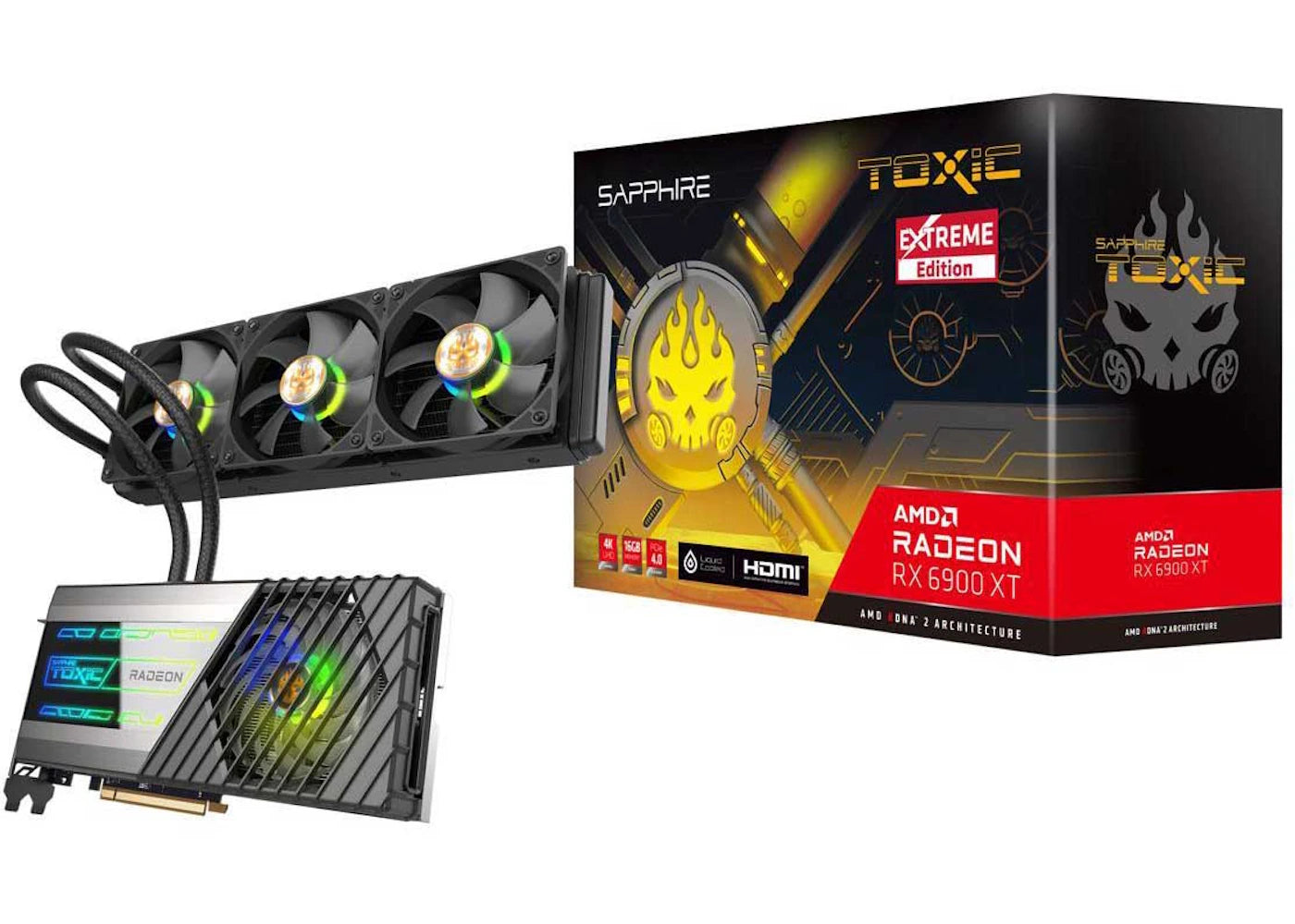 AMD SAPPHIRE TOXIC Extreme Radeon RX 6900 XT OC 16GB Graphics Card (11308-08-20G)