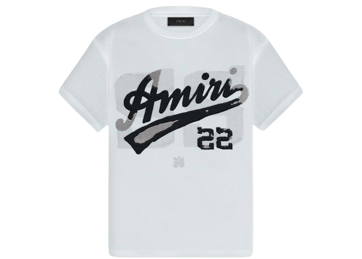 AMIRI 22 Mesh Tee White
