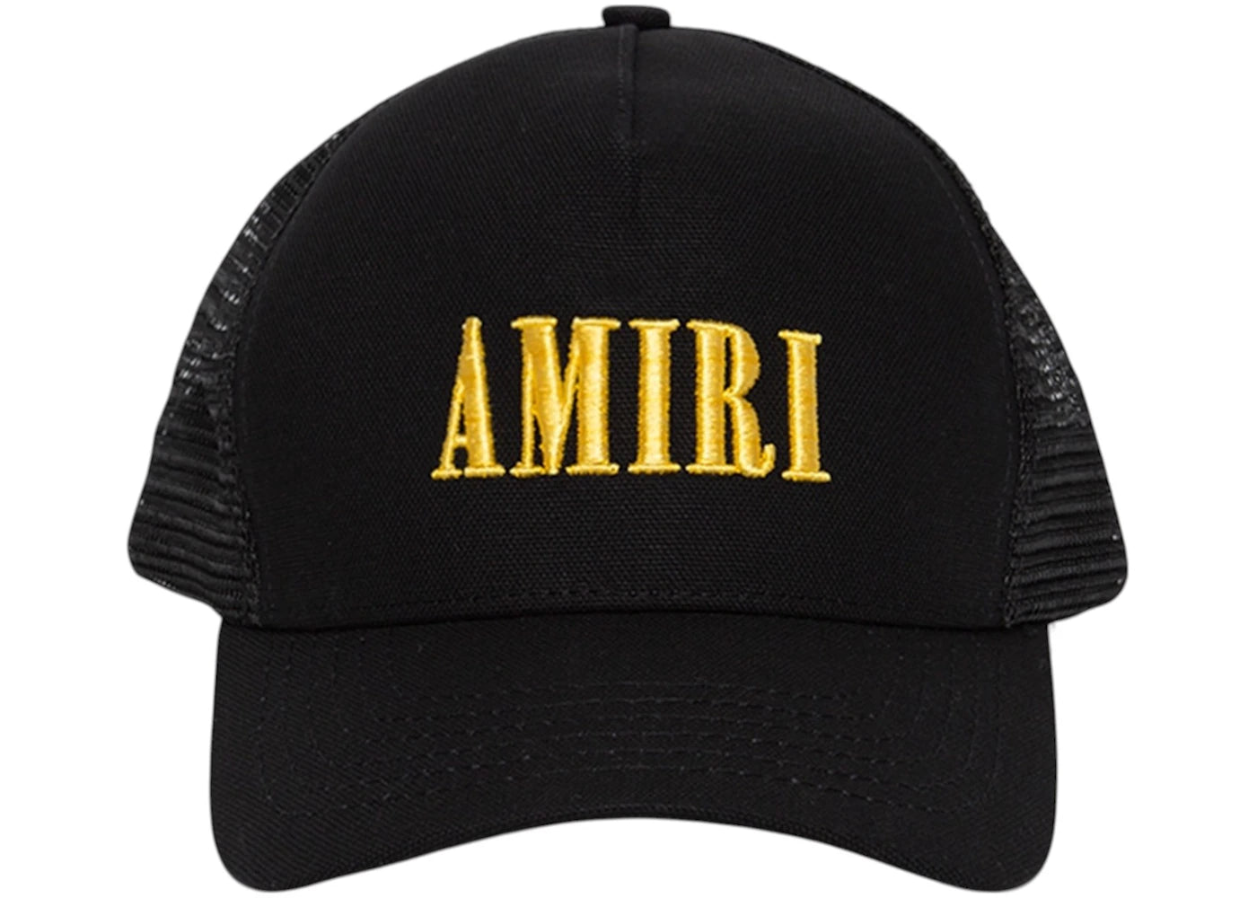 AMIRI Amiri Core Logo Trucker Hat Black/Yellow