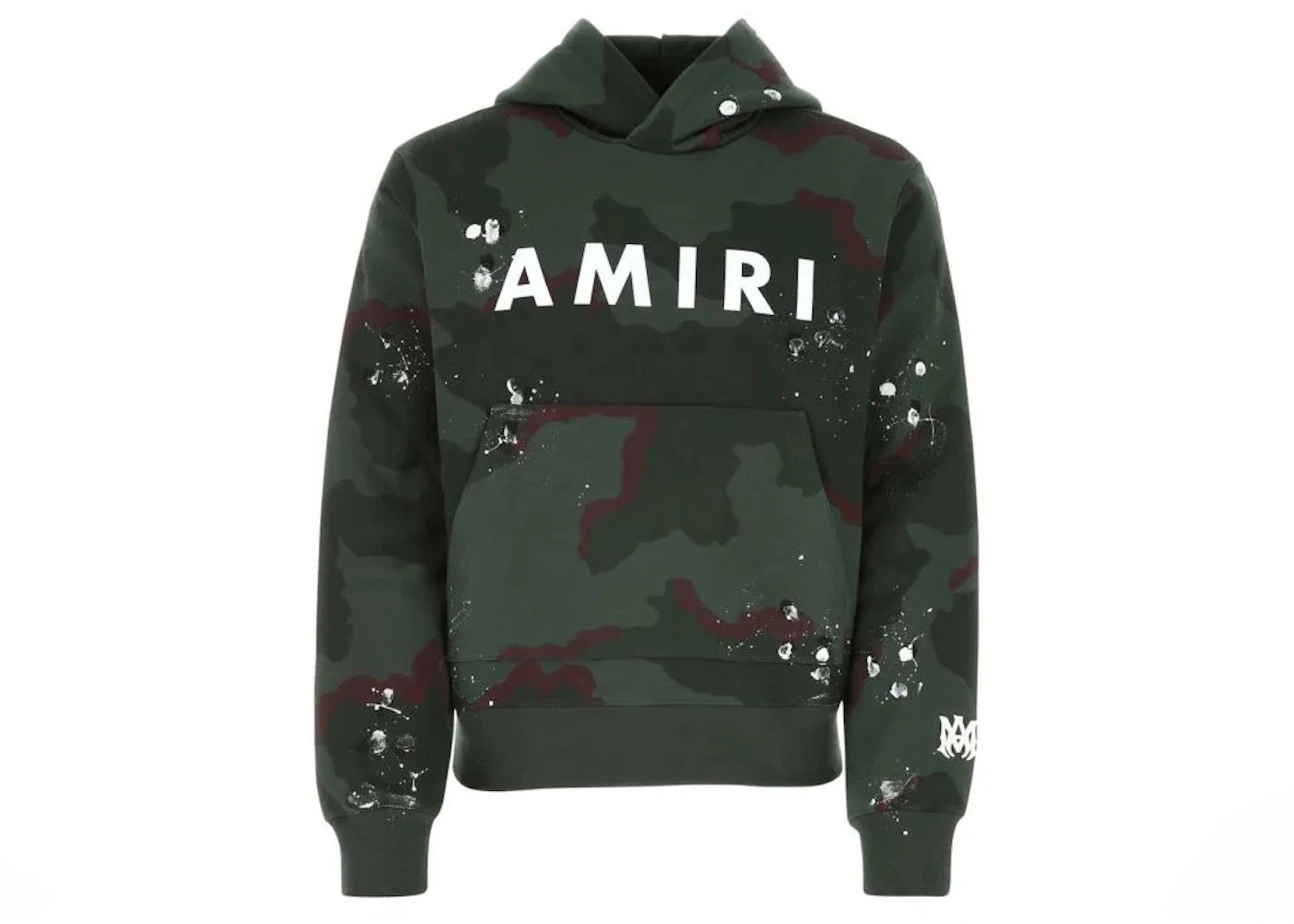 AMIRI Army Core Logo Hooded Sweatshirt Camo