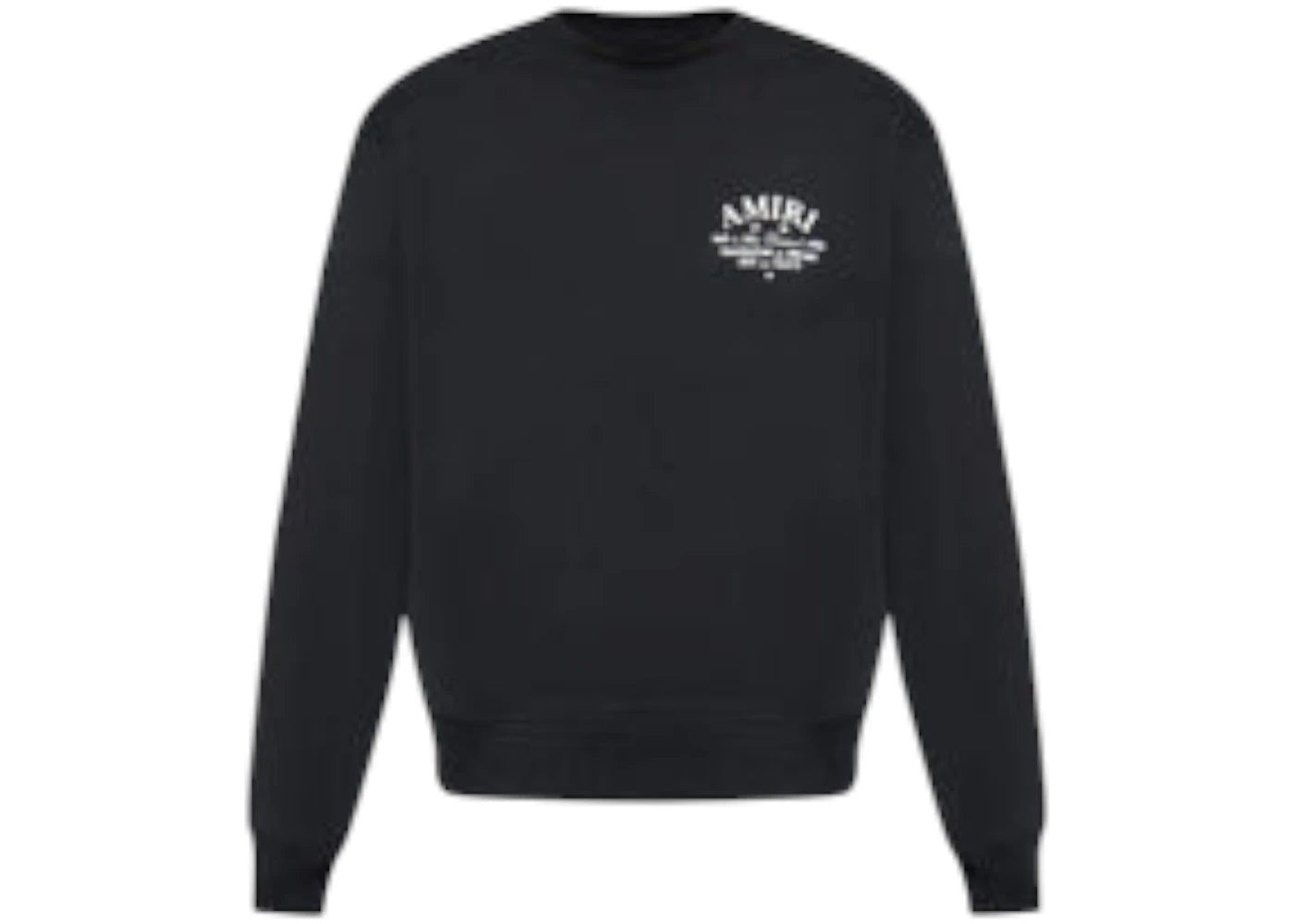 AMIRI Arts District Jersey Crewneck Black