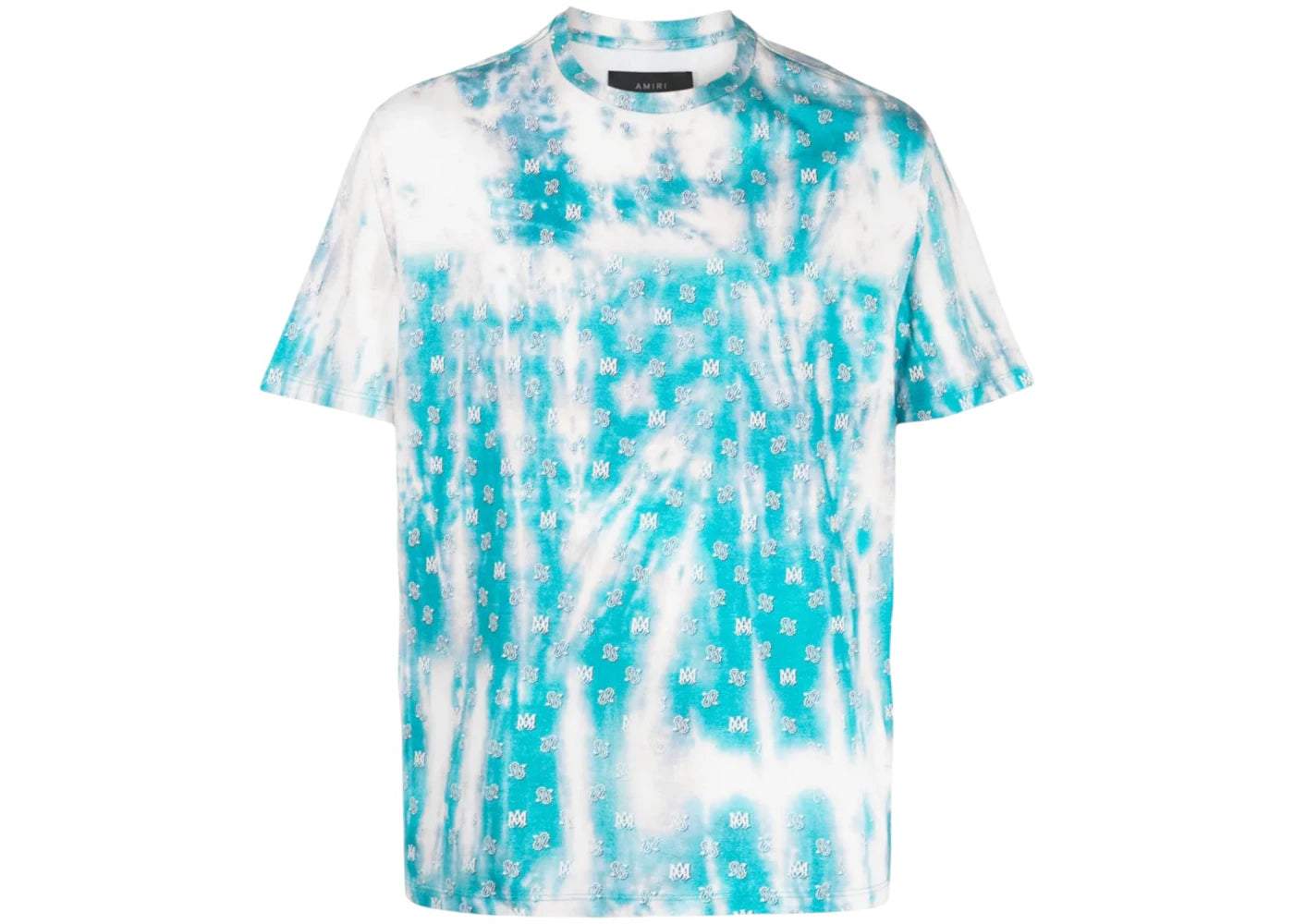 AMIRI Bandana Bleach Tee Teal