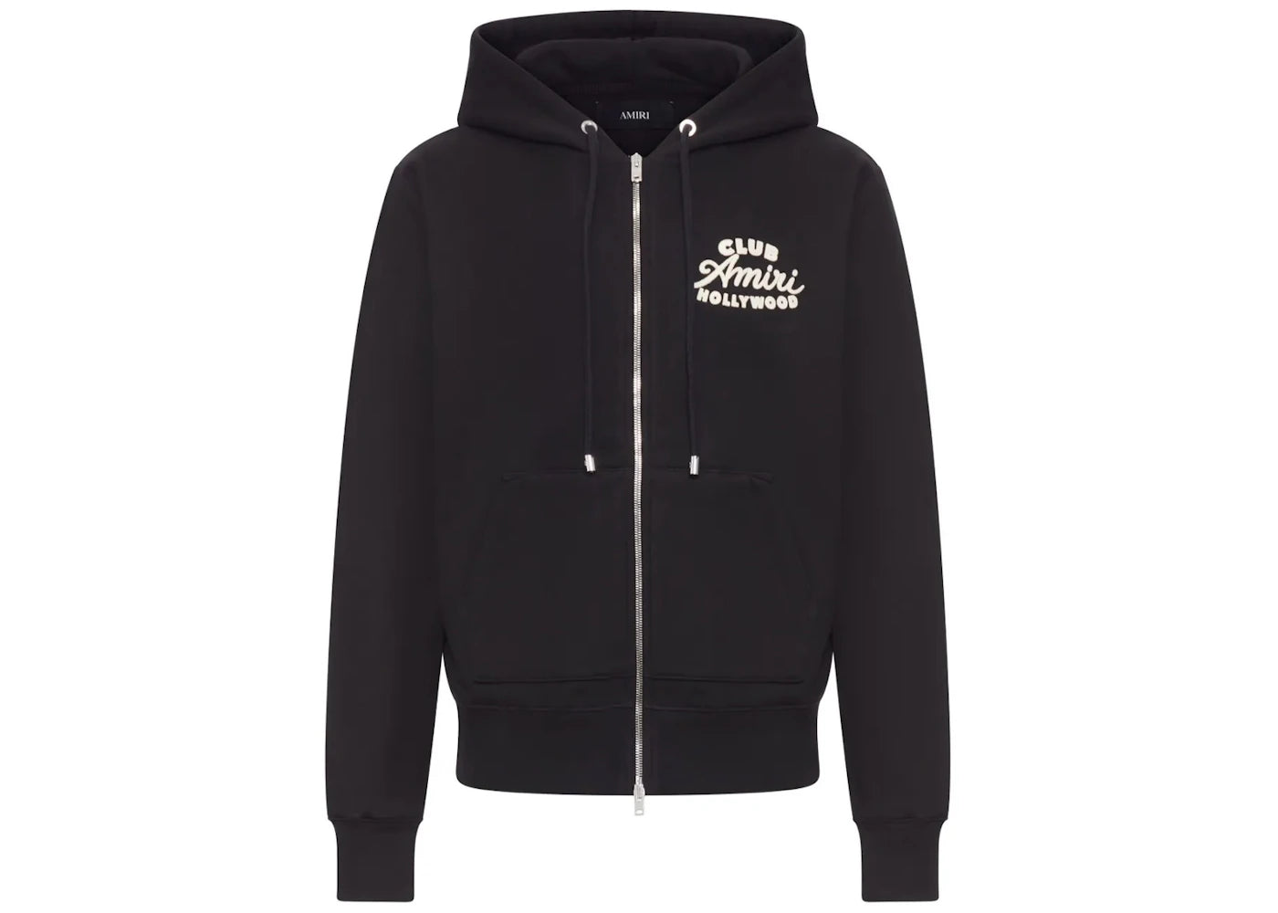 AMIRI Club Amiri Zip Hoodie Black