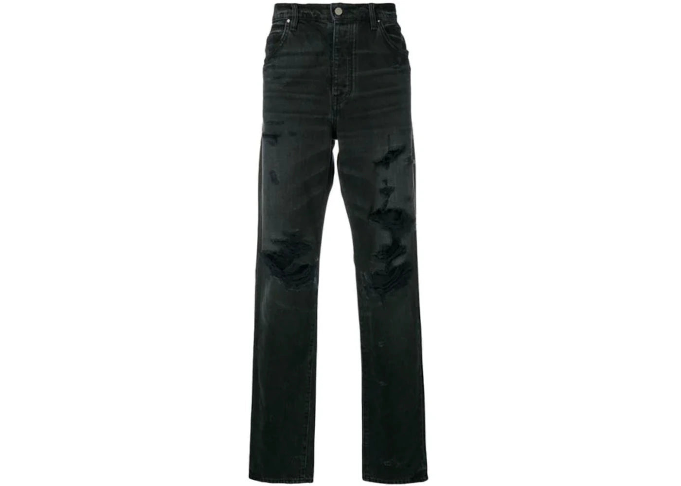 AMIRI Destroyed Slouch Jean Vintage Black