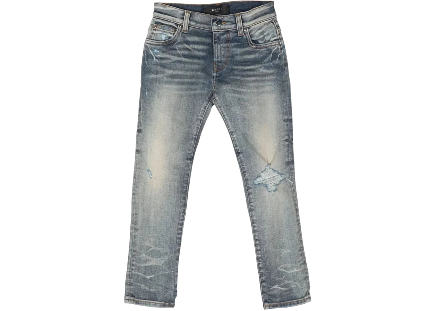 AMIRI Kids' Broken Jeans Clay Indigo
