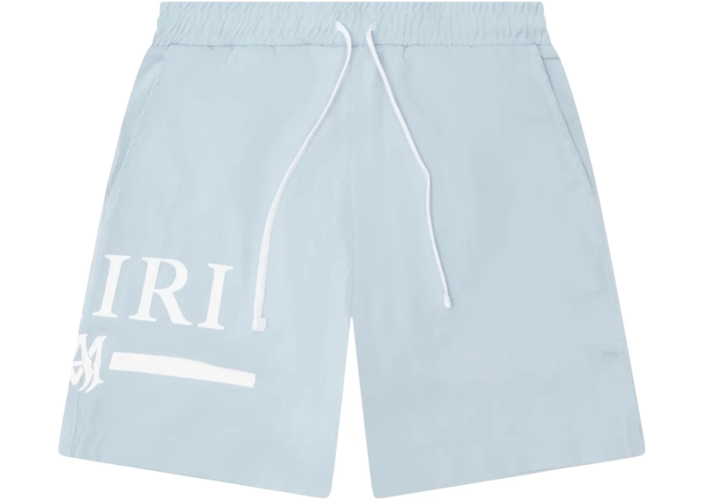 AMIRI Kids' MA Bar Logo Swim Shorts Blue