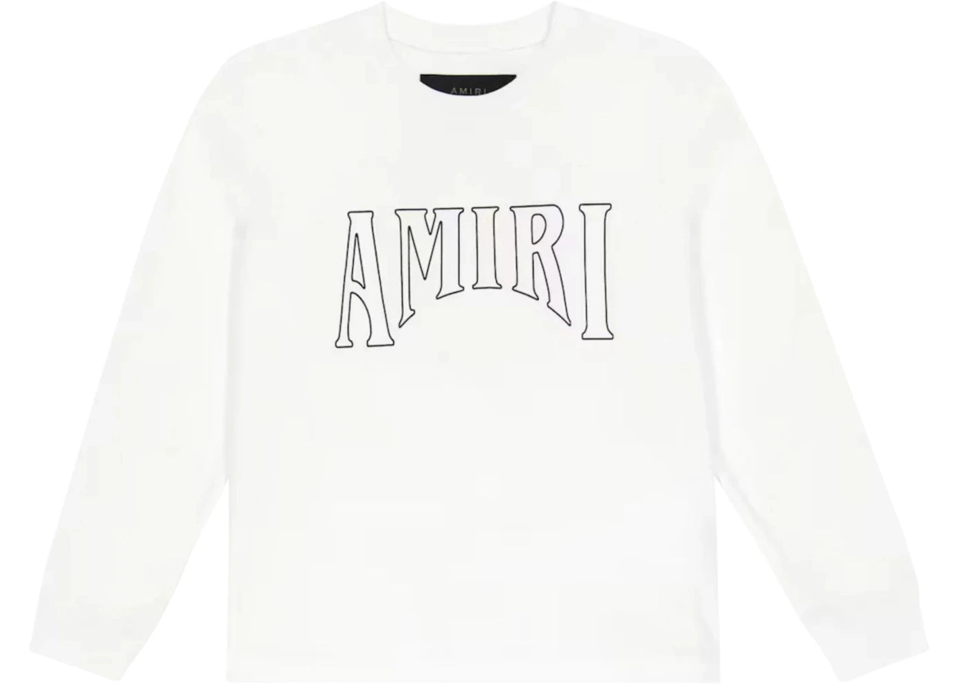 AMIRI Kids' Sun Graphic Long Sleeve Tee White
