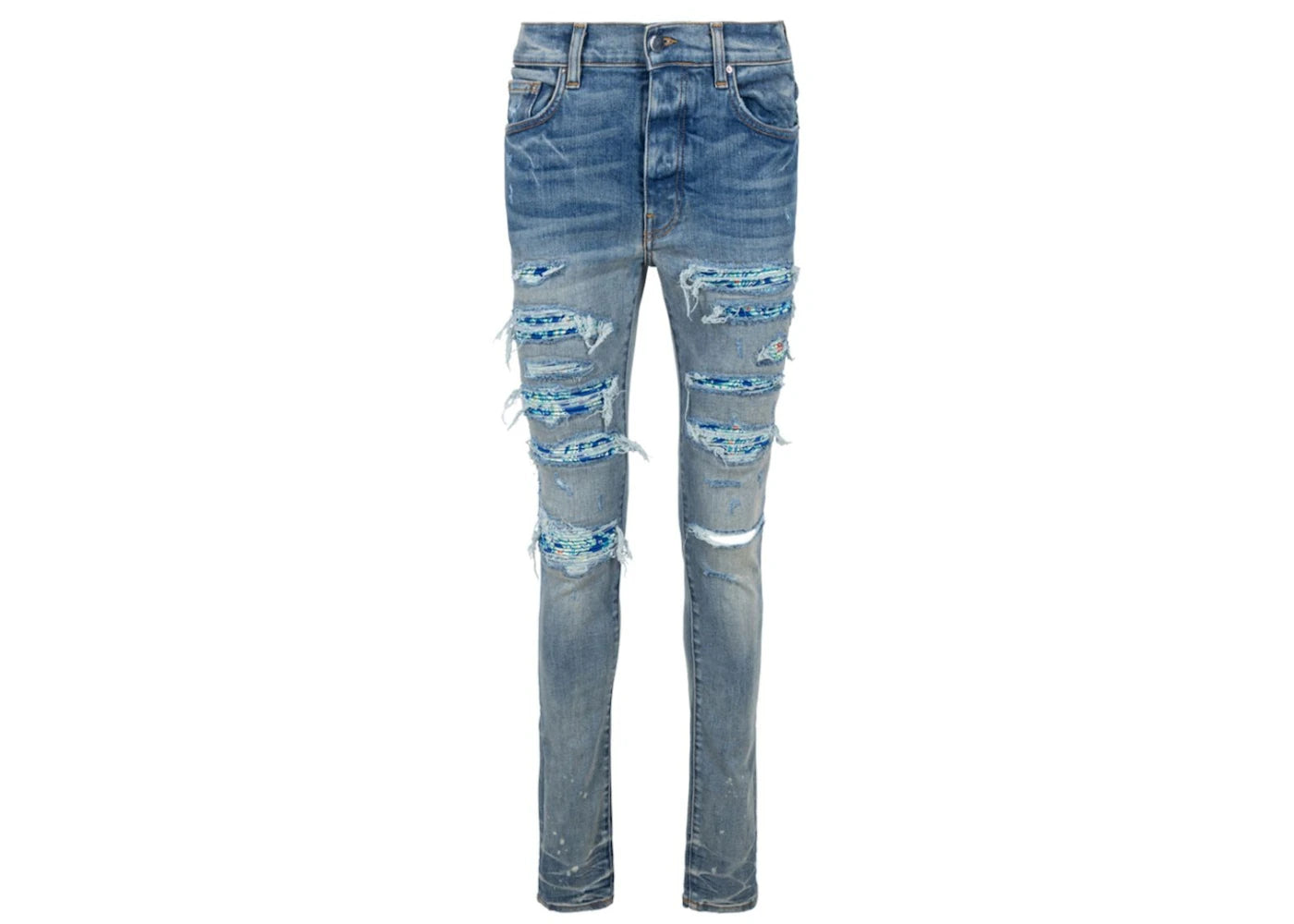 AMIRI Silk PJ Thrasher Jeans Clay Indigo