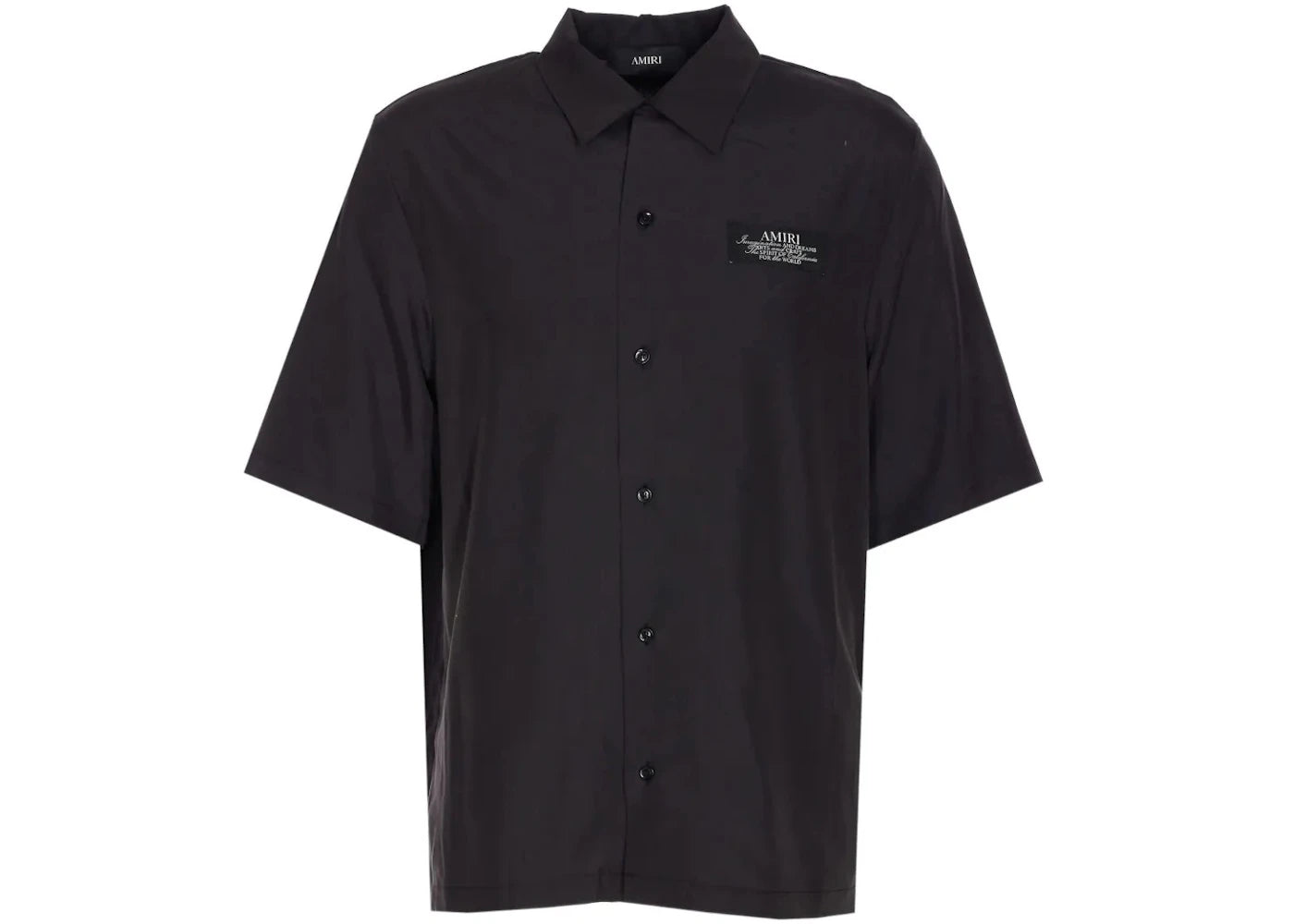 AMIRI Spirit Bowling Shirt Black