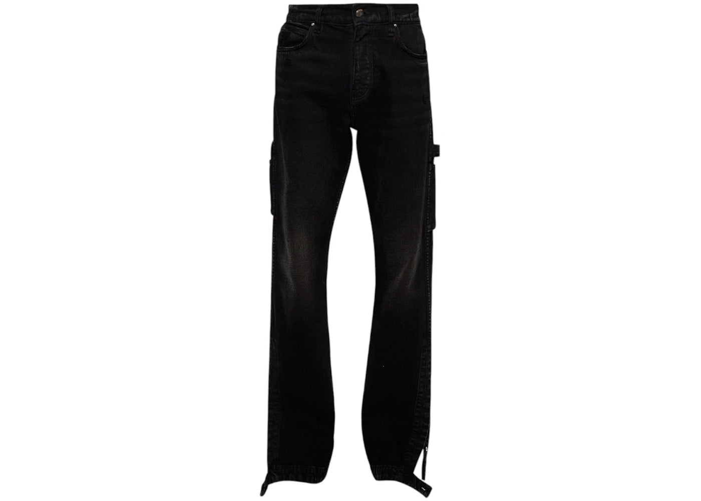 AMIRI Stack Workman Jeans Aged Black