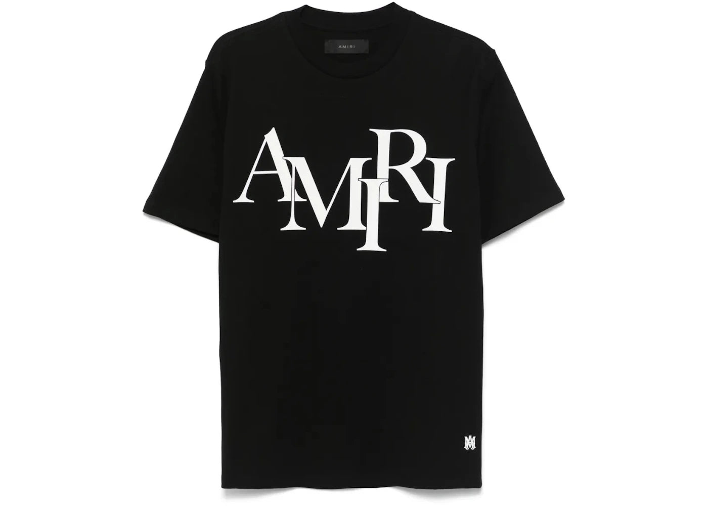 AMIRI Staggered Logo T-shirt Black