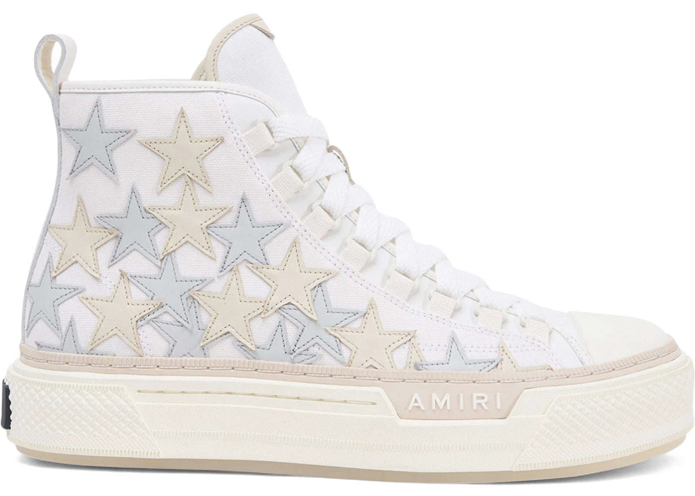 AMIRI Stars Court High White