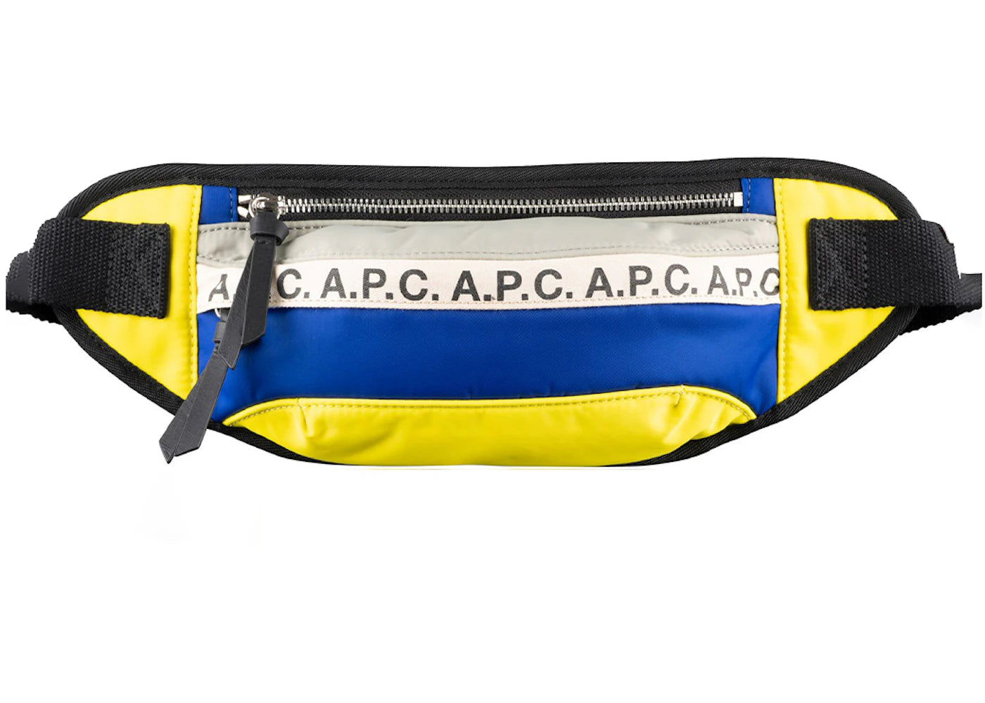 A.P.C. Banane Repeat Waist Bag Blue/Yellow