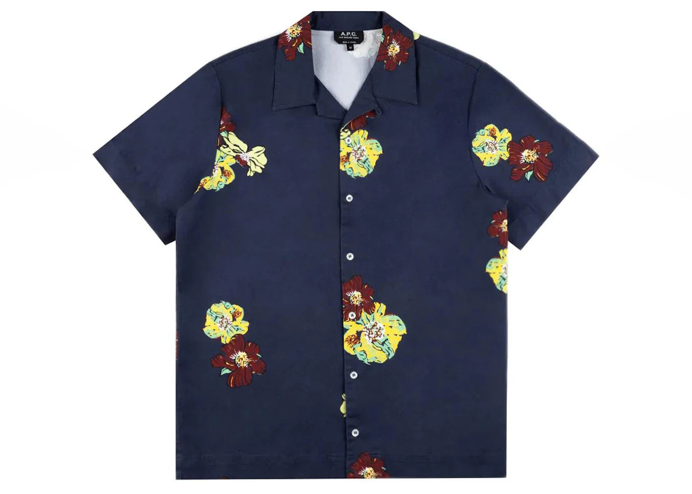 A.P.C. Louis S/S Shirt Dark Navy Blue