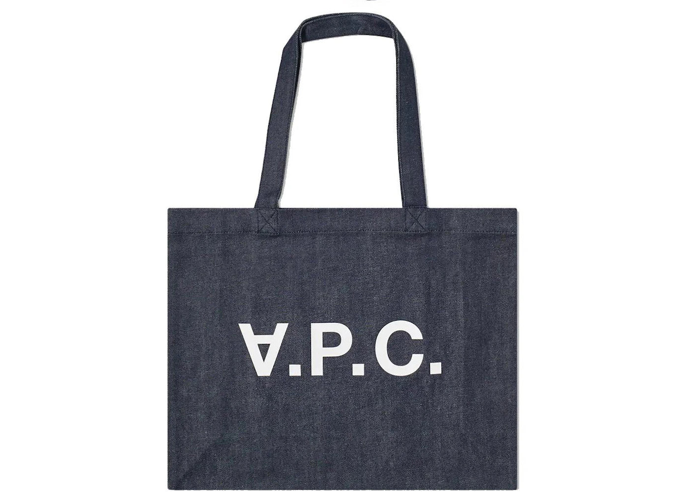 A.P.C. Shopping Daniel Tote Bag Dark Indigo