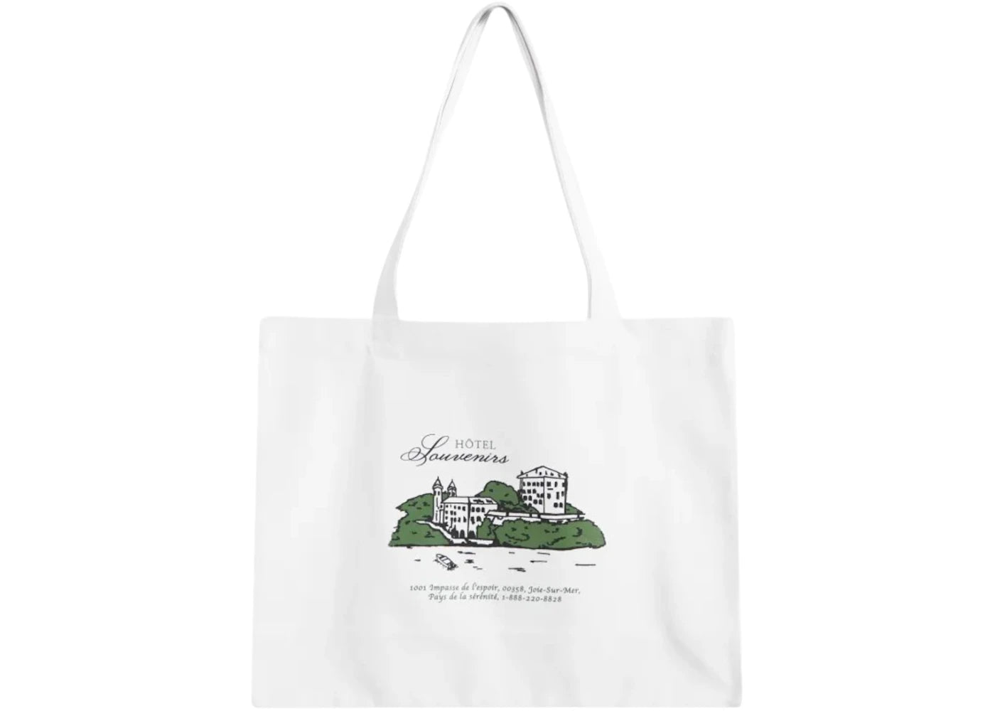 A.P.C. X JJJJound Hotel Souvenirs Cabas Tote Bag White