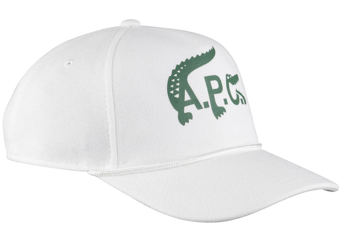 A.P.C. x Lacoste Baseball Cap White