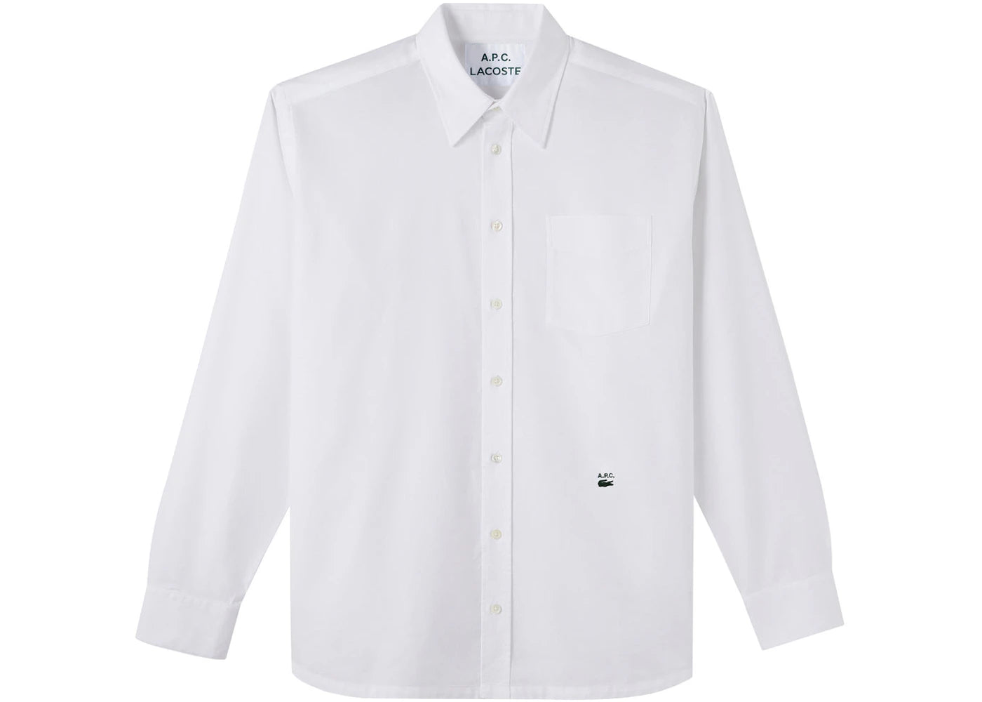 A.P.C. x Lacoste Classic Shirt White