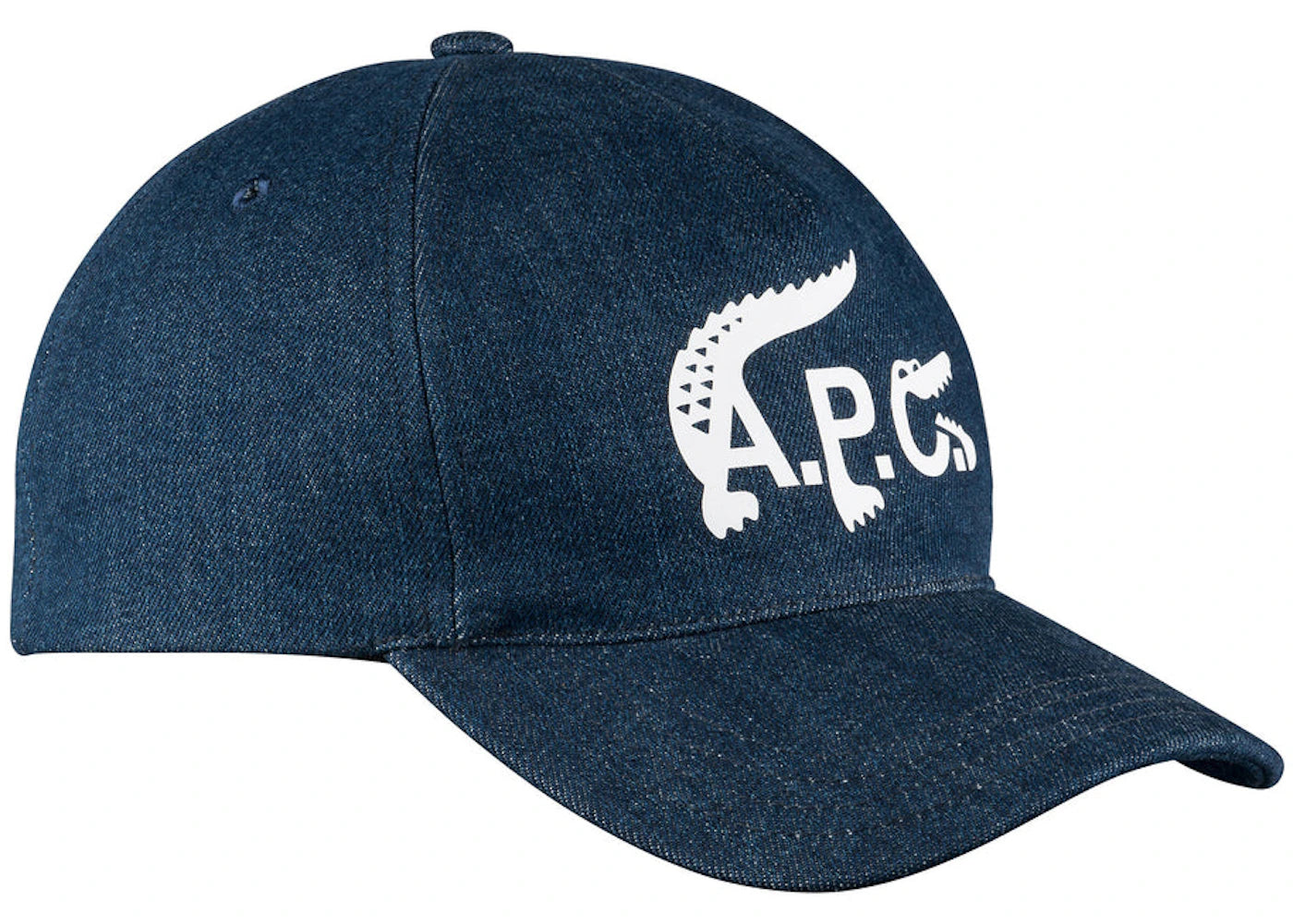 A.P.C. x Lacoste Denim Baseball Cap Indigo