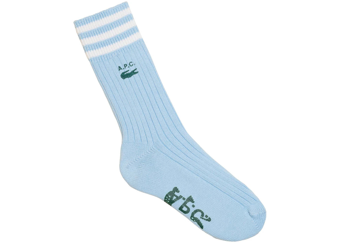 A.P.C. x Lacoste Socks Blue
