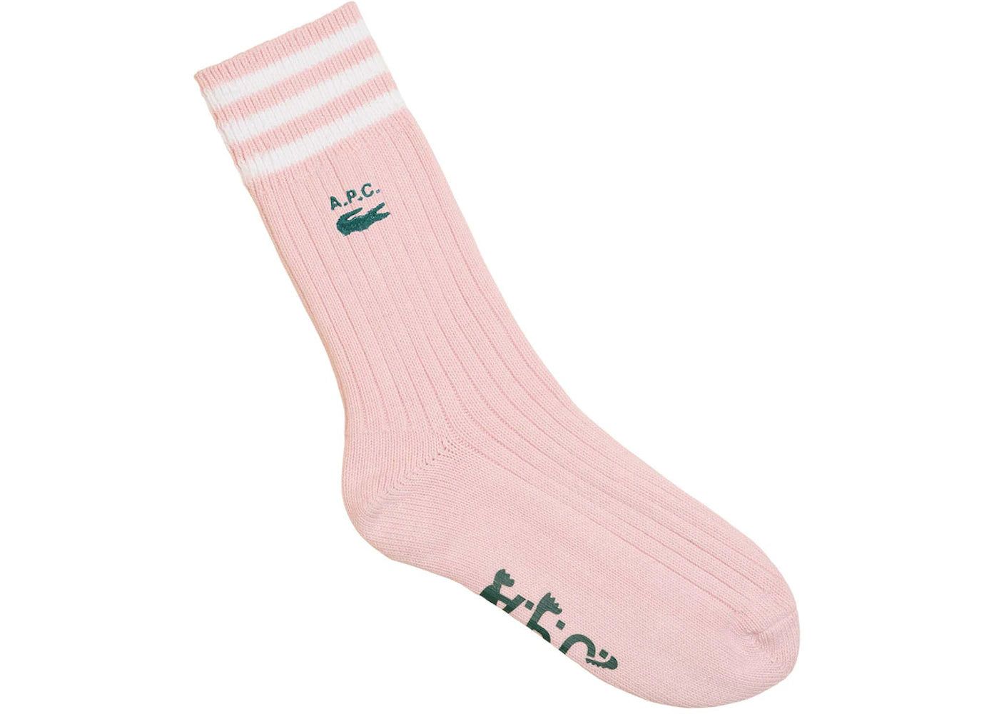 A.P.C. x Lacoste Socks Pink