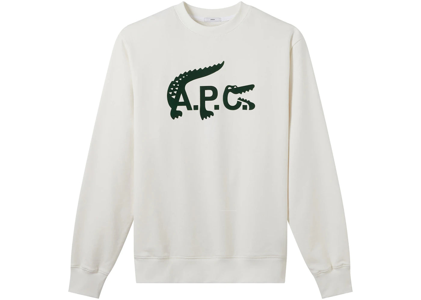 A.P.C. x Lacoste Sweatshirt Ecru