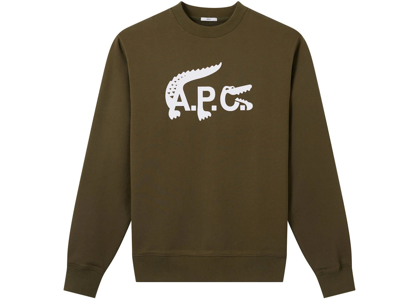 A.P.C. x Lacoste Sweatshirt Khaki Green