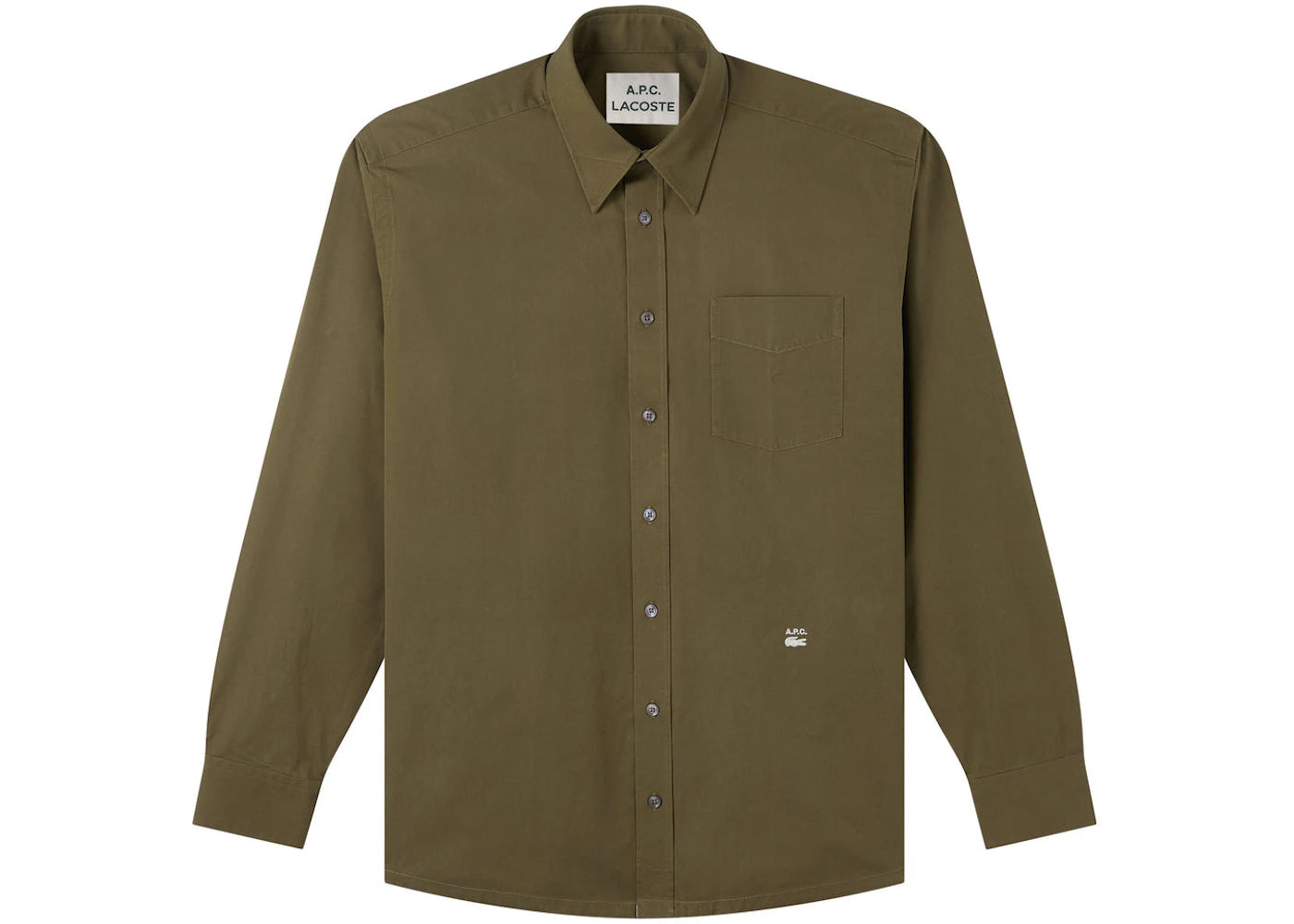 A.P.C. x Lacoste Women's Shirt Khaki Green