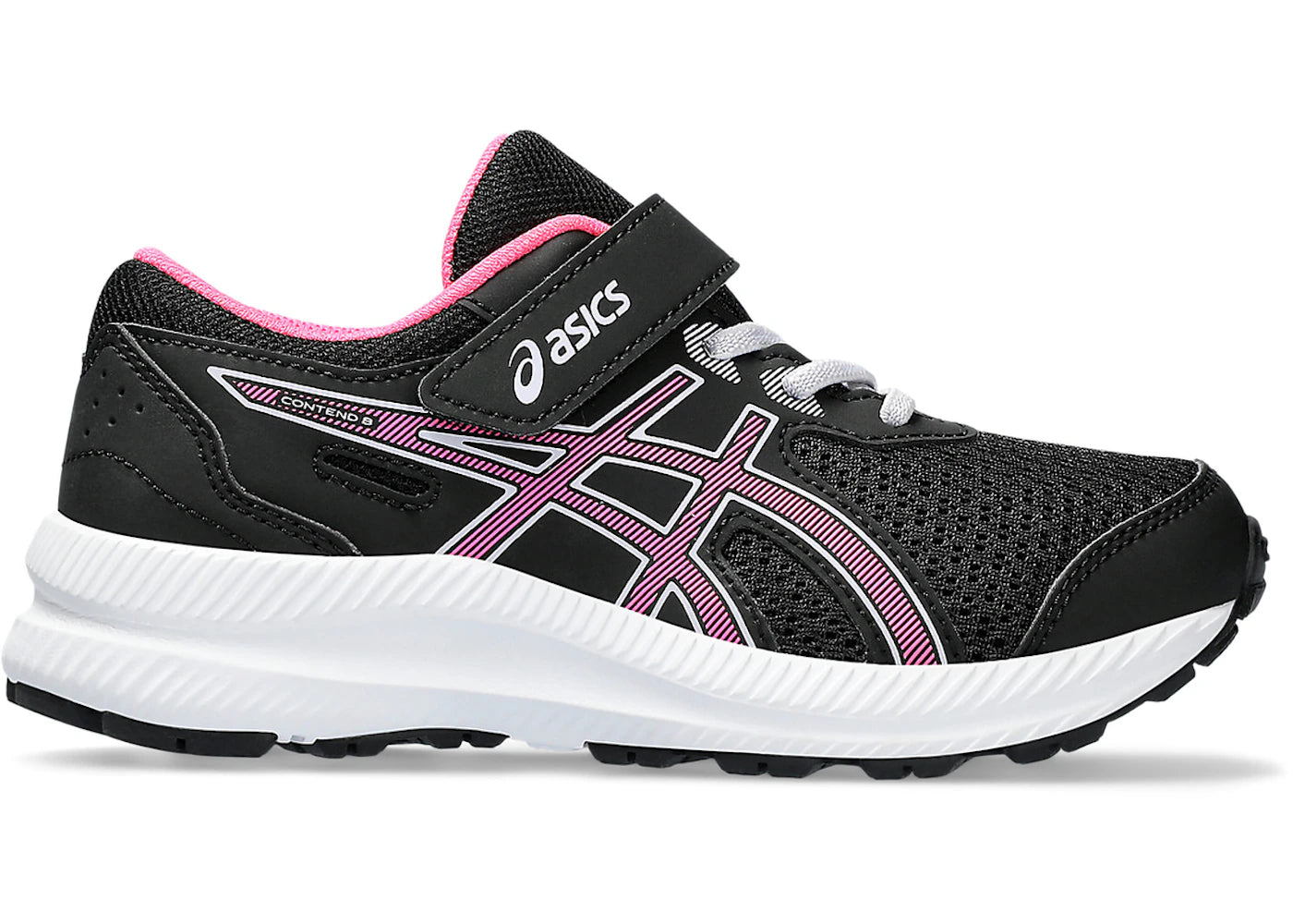ASICS Contend 8 Black Hot Pink (PS)