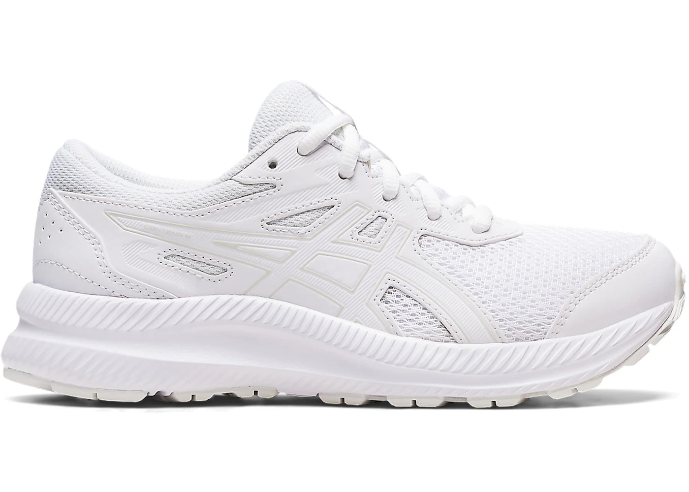 ASICS Contend 8 White White (GS)