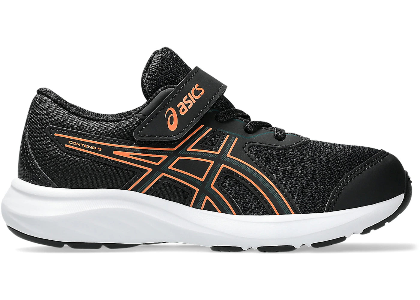 ASICS Contend 9 Black Saxon Green (PS)