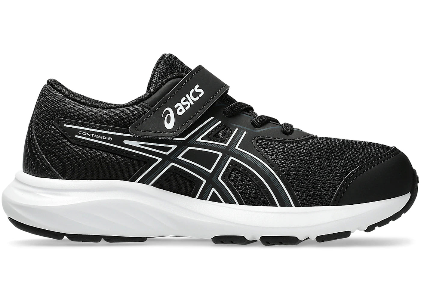 ASICS Contend 9 Black White (PS)
