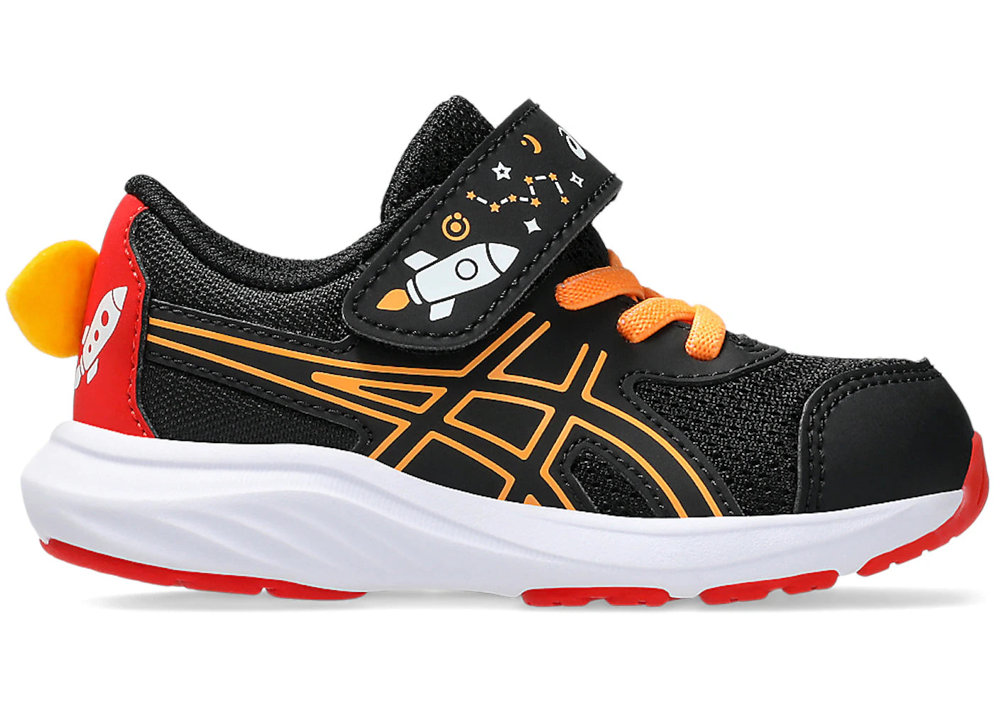 ASICS Contend 9 School Yard Black Orange Pop (TD)