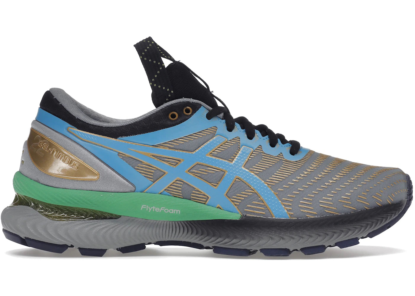 ASICS FN1-S Gel-Nimbus 22 Developed by Kiko Grey Yellow (Women's)