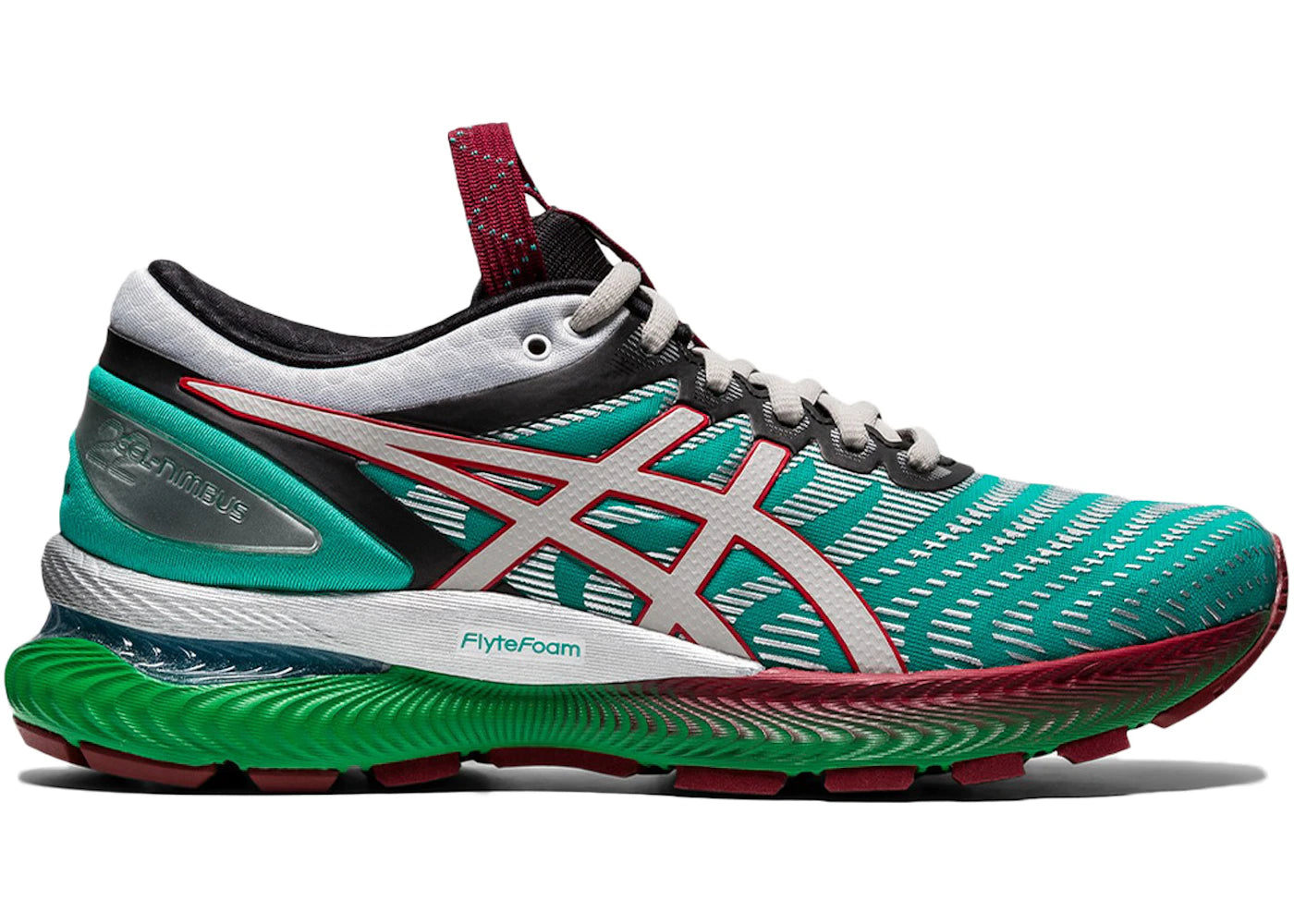 ASICS FN1-S Gel-Nimbus 22 Developed by Kiko Teal Red (Women's)