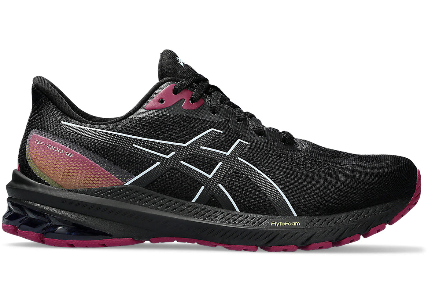 ASICS GT-1000 12 GTX Black Light Blue (Women's)