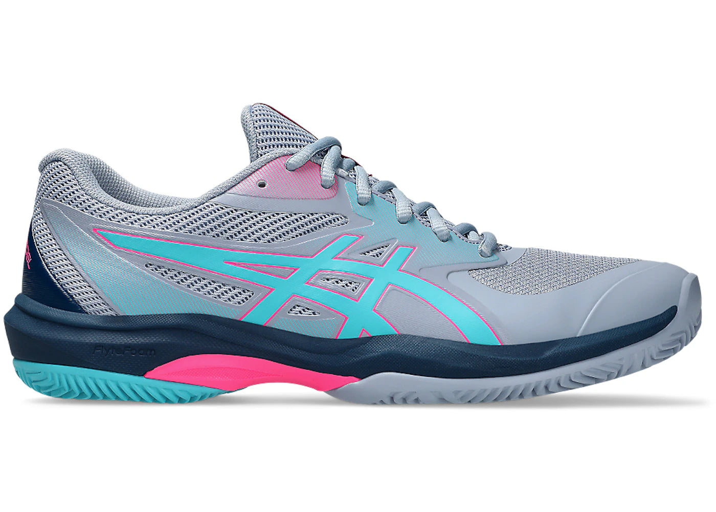 ASICS Game FF Padel Grey Blue Energy Aqua