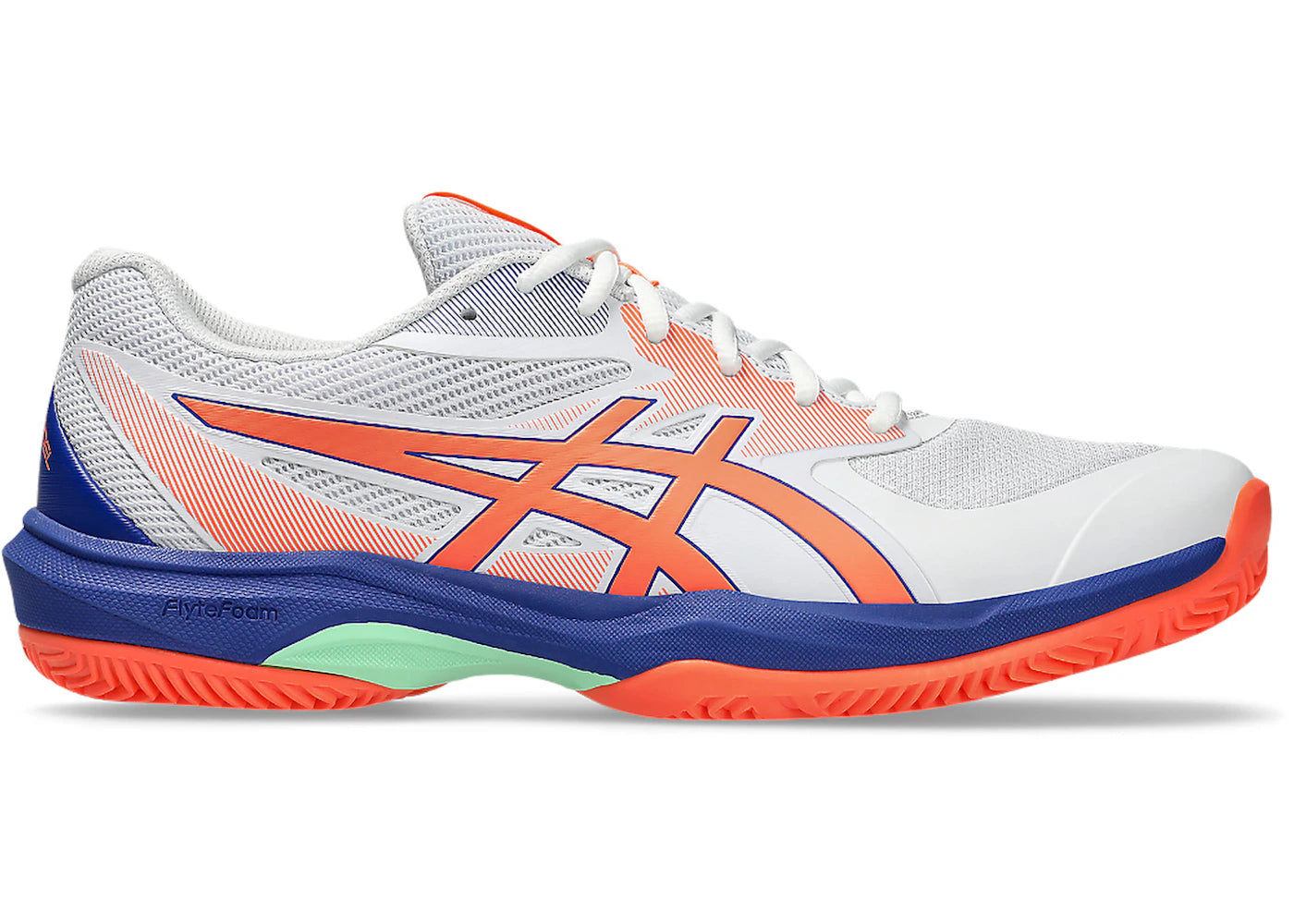 ASICS Game FF Padel White Vivid Coral