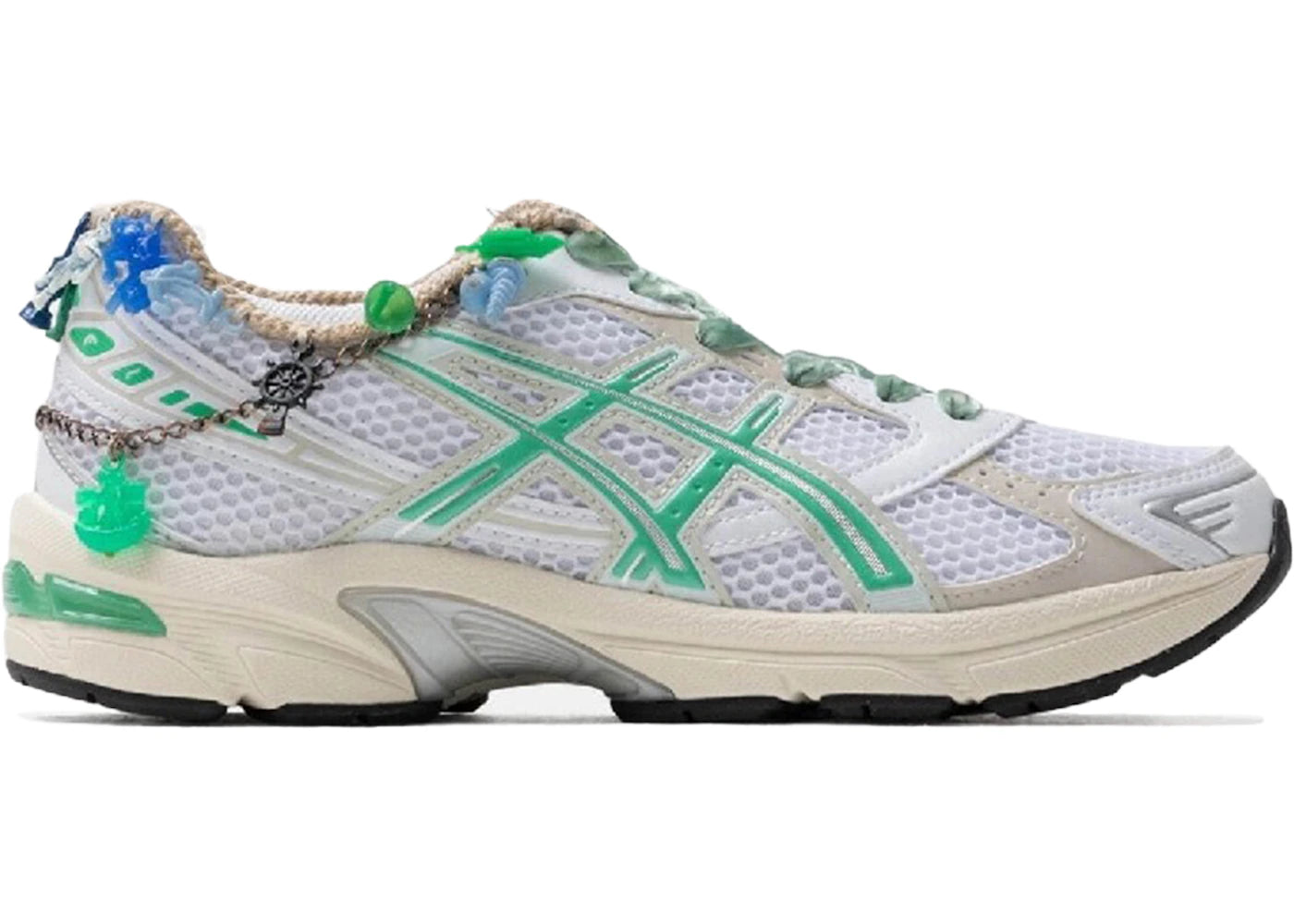 ASICS Gel-1130 White Malachite Green Off White Midsole (Bentgablenits A Prize In Every Box Edition) (Women's)