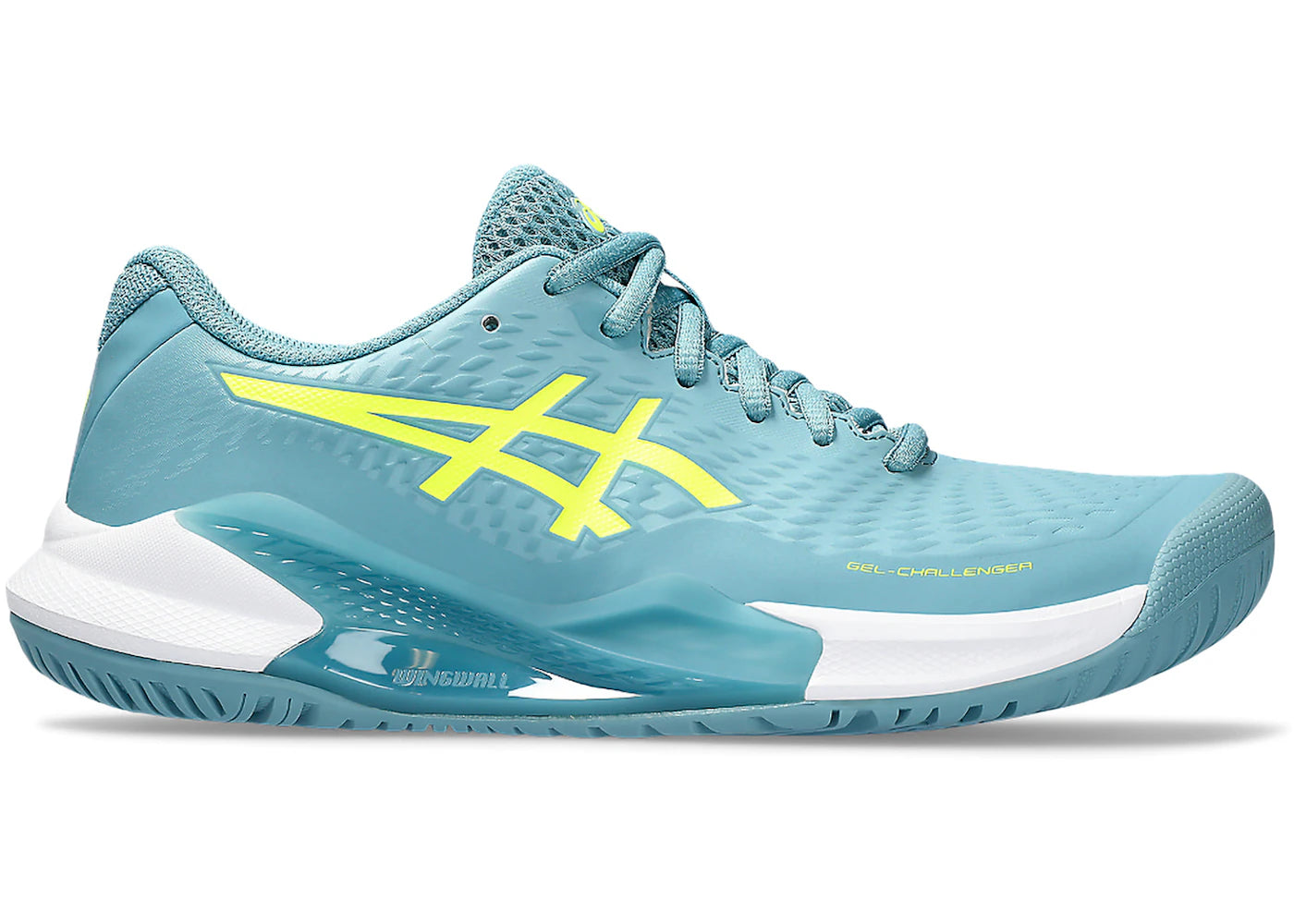 ASICS Gel-Challenger 14 Gris Blue Safety Yellow (Women's)