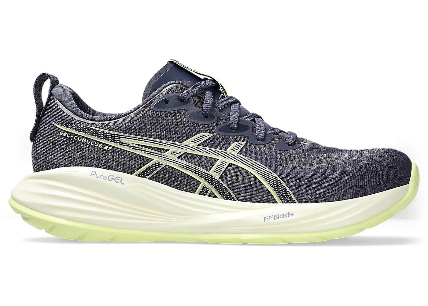 ASICS Gel-Cumulus 27 Indigo Fog Lucid Yellow