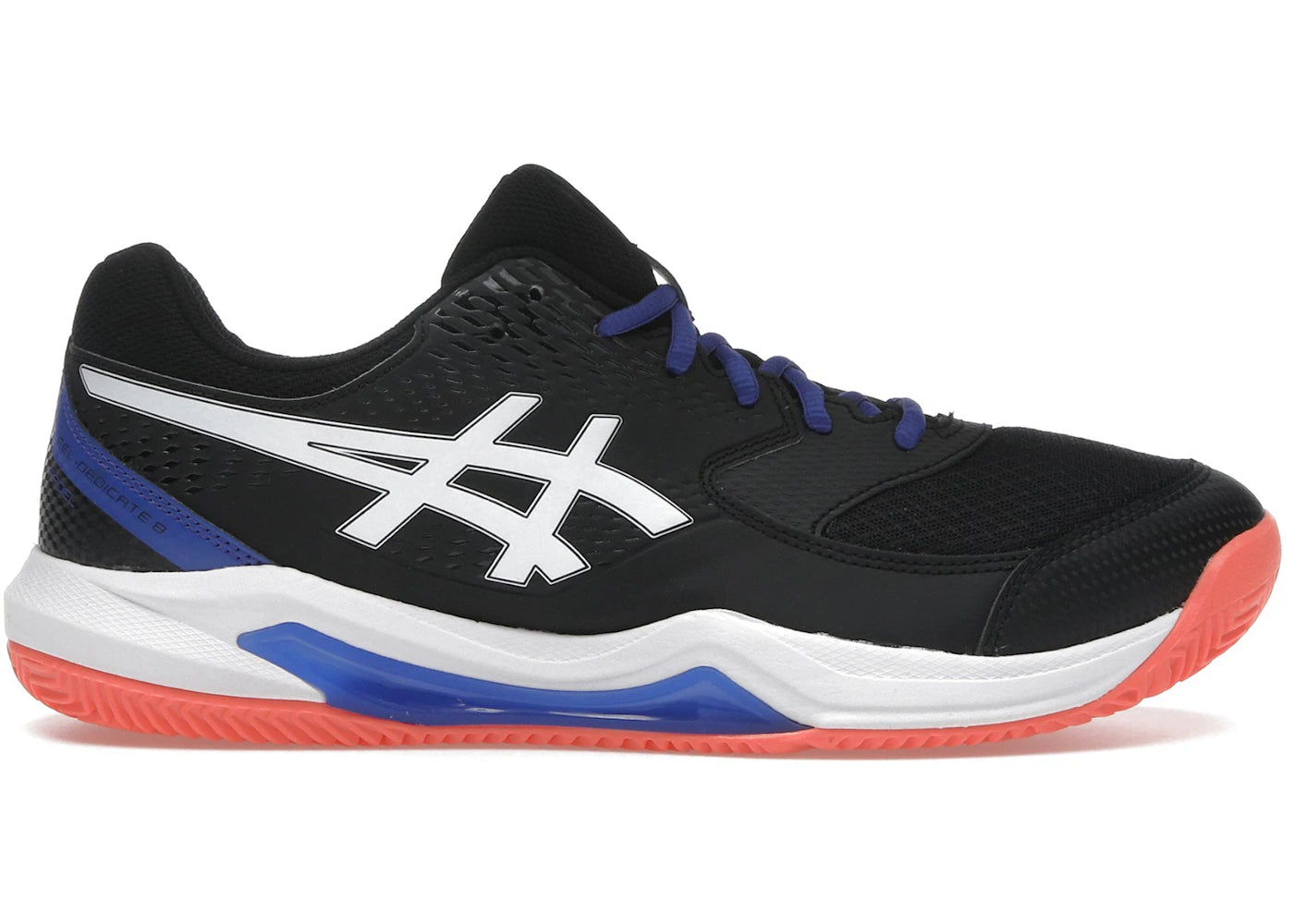 ASICS Gel-Dedicate 8 Padel Black White