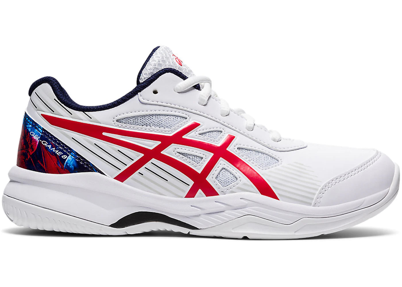 ASICS Gel-Game 8 LE White Classic Red (GS)