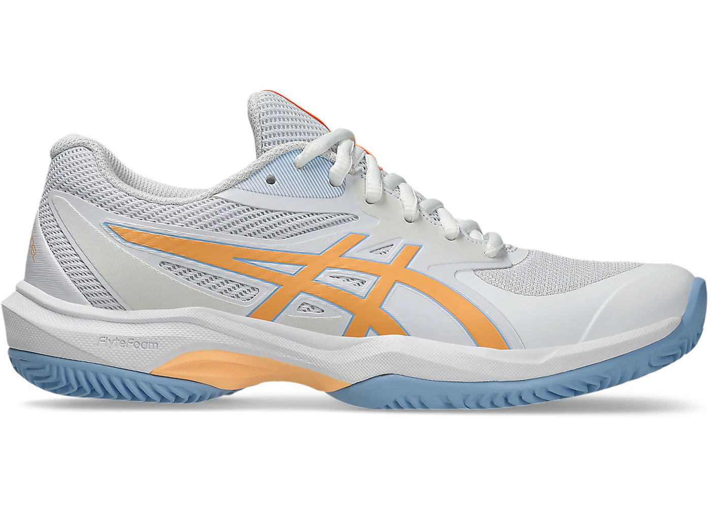 ASICS Gel-Game FF Padel White Orange Glow (Women's)
